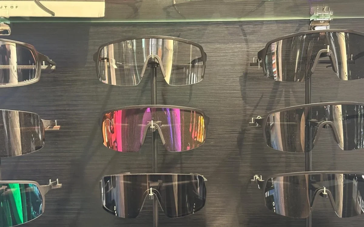 Sportbrillenwand bei FRANZ OPTICS